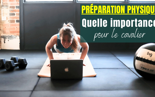 cavalière qui se muscle préparation physique